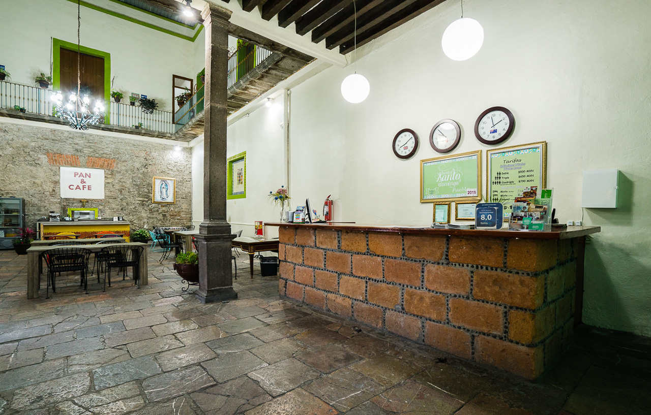Hostal Santo Domingo Puebla Exteriör bild